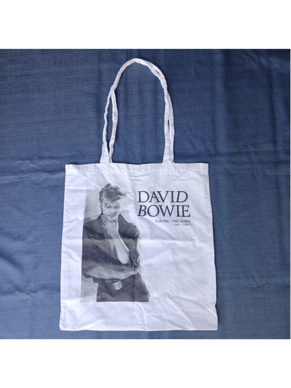 David Bowie Loving the Alien 1983-1988 Tote Bag 100% Cotton Westford Mill
